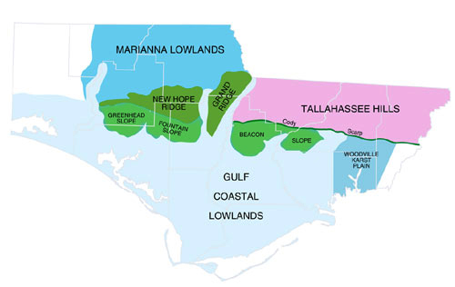 Geomorphic map